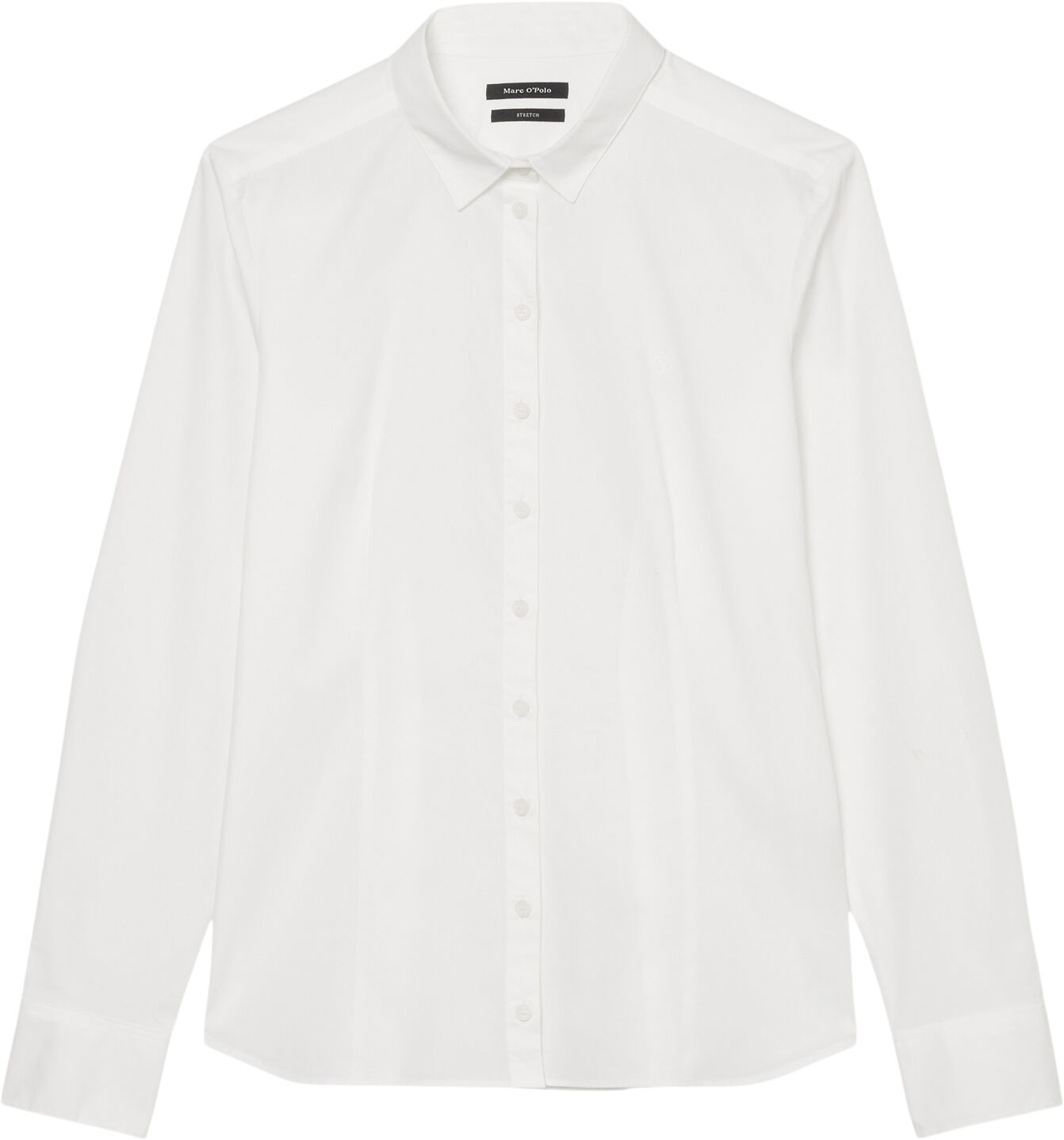 Blouse, kent collar, long sleeved,