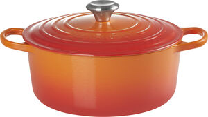 Rund støbejernsgryde 5,3L Volcanic