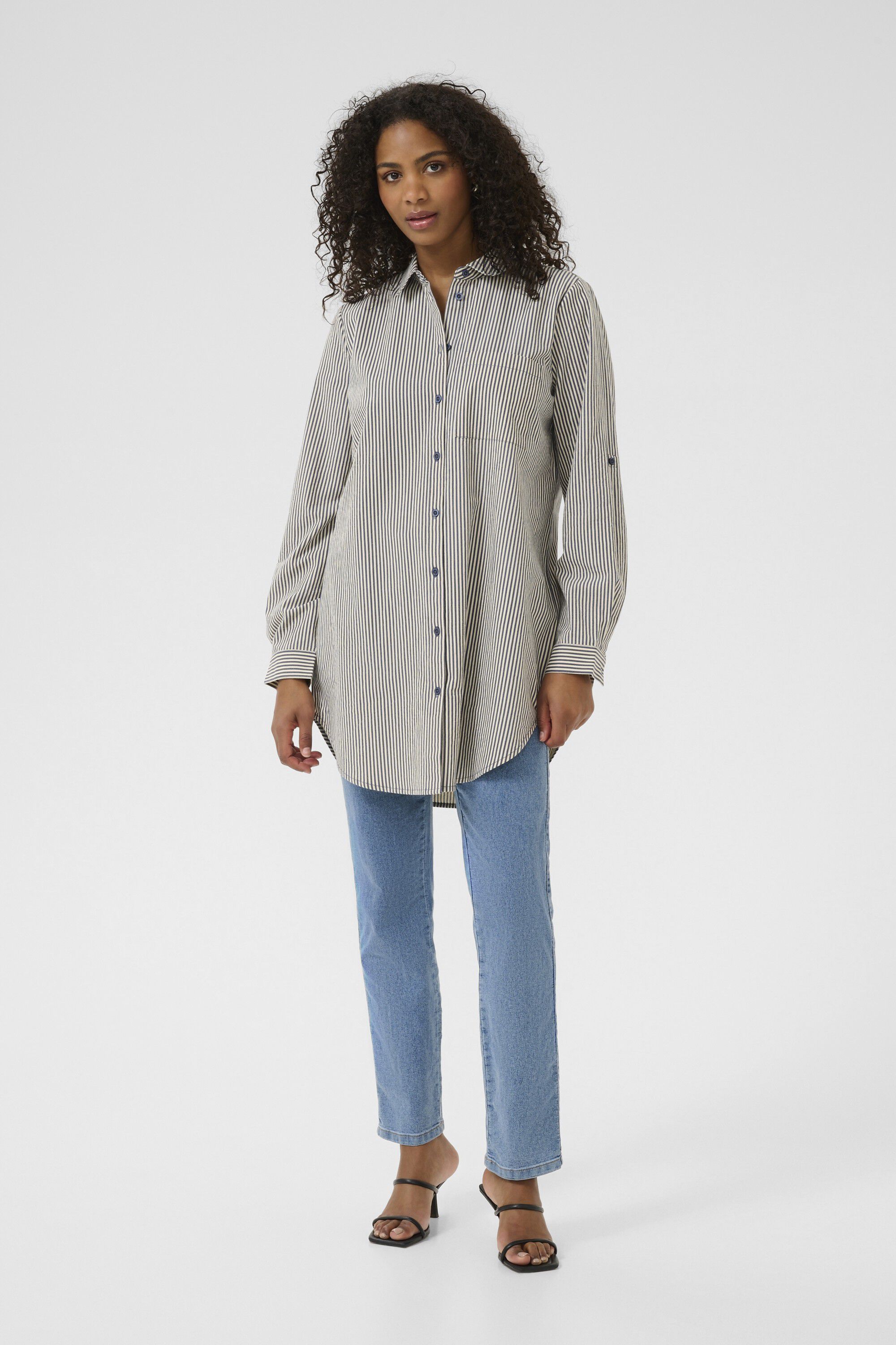 KAnaya Striped Shirt Tunic