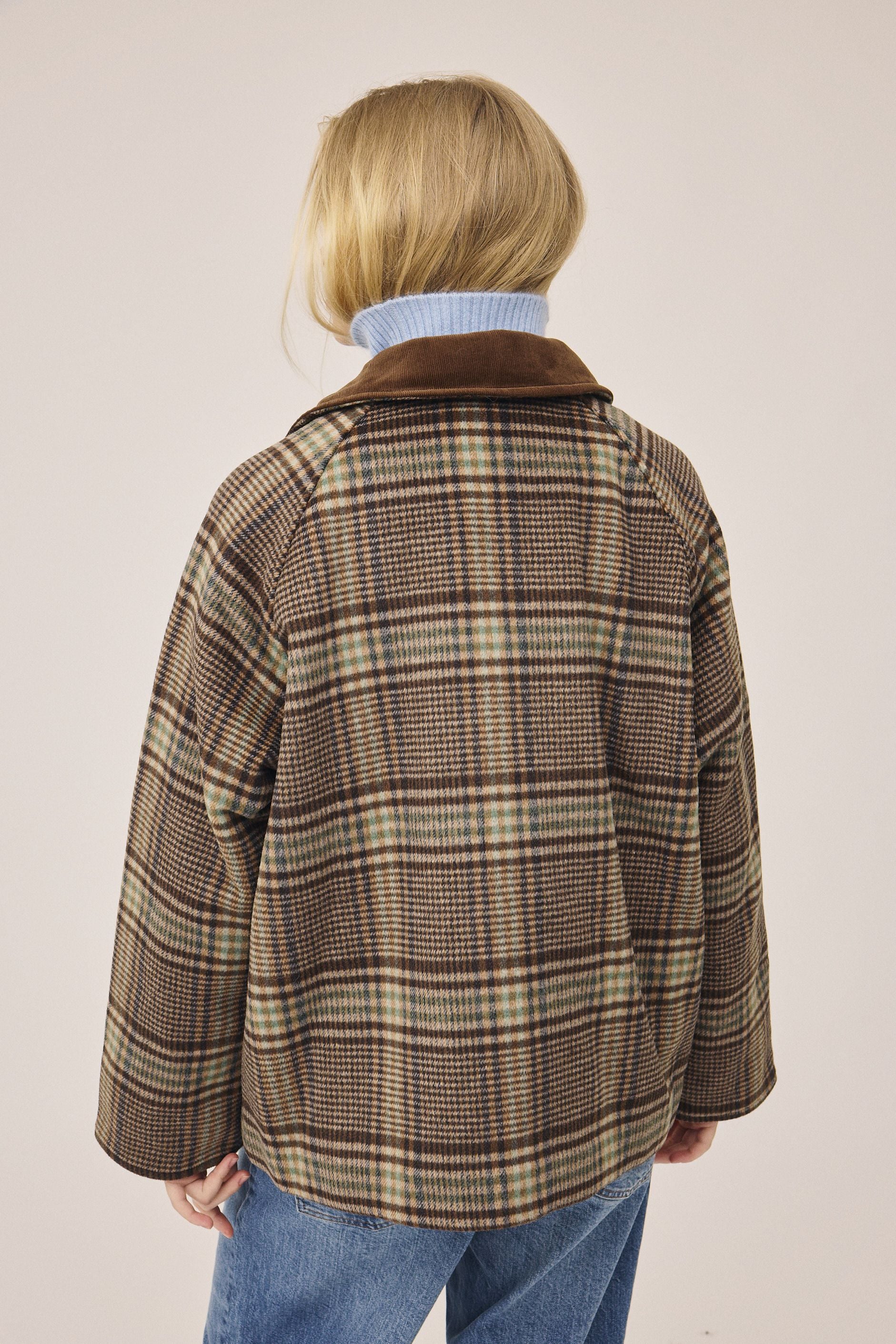 Emmy Wool 9 Jacket with corduroy details - GRS