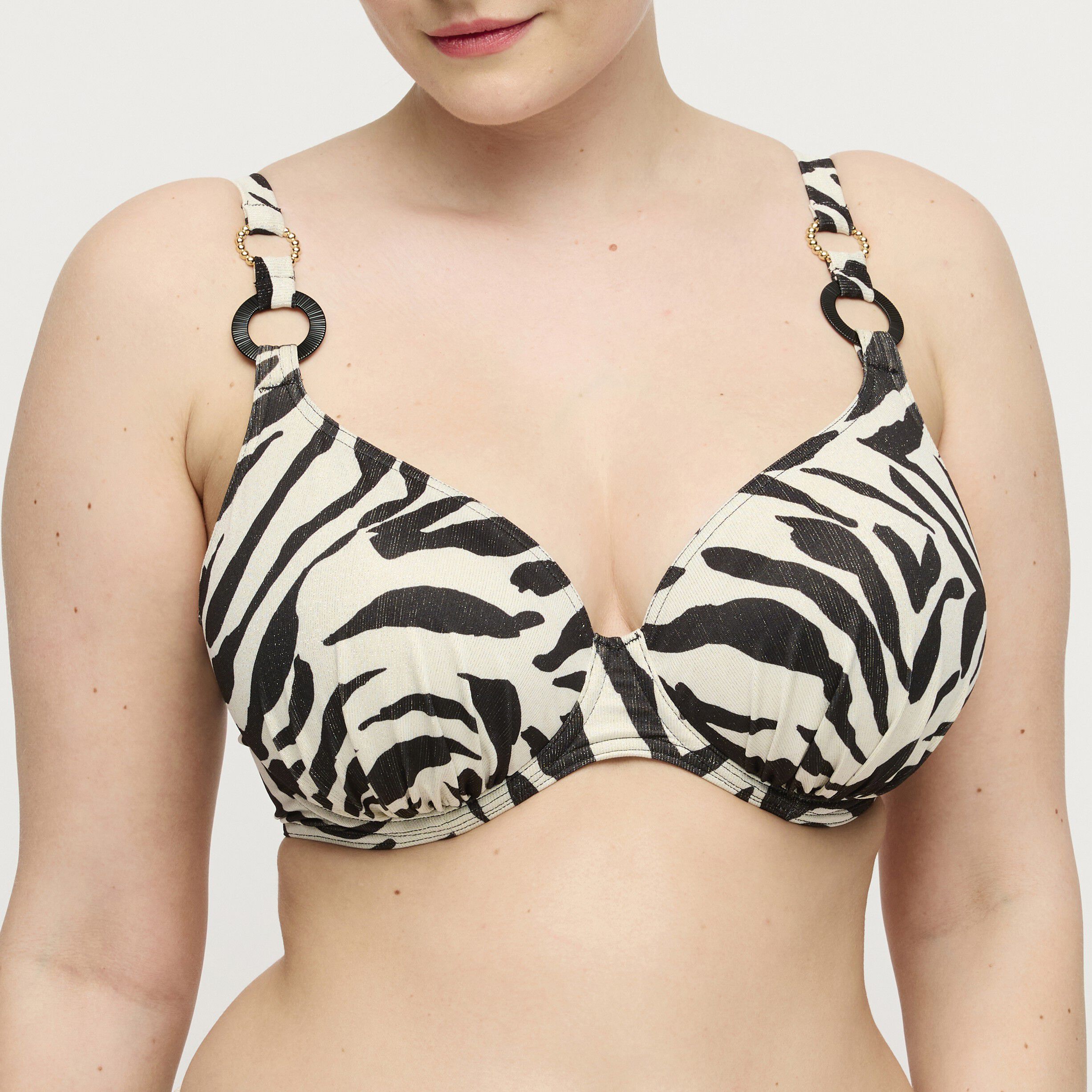 Dalice half padded plunge bikini top