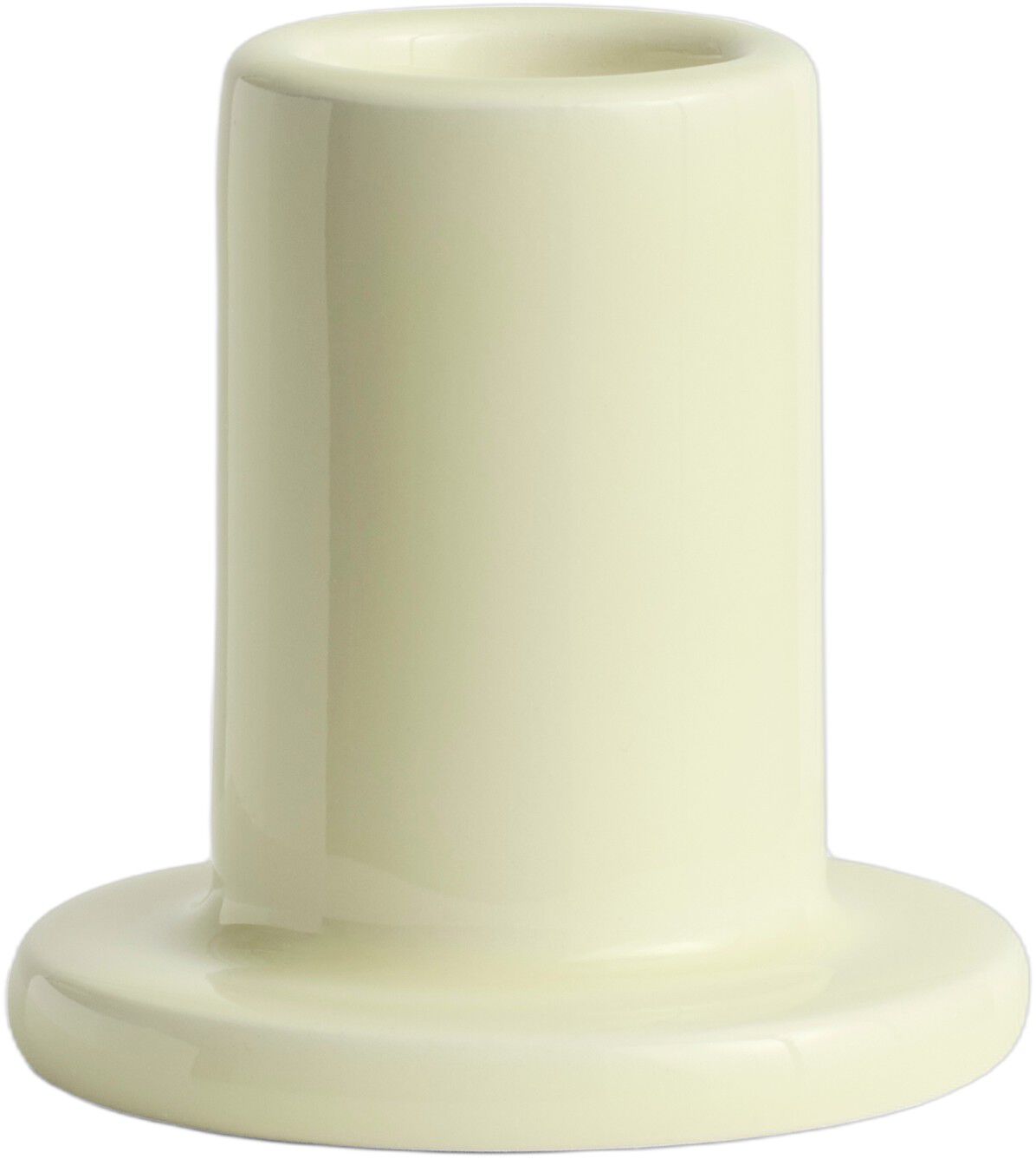 Tube Candleholder-Small-Lime white