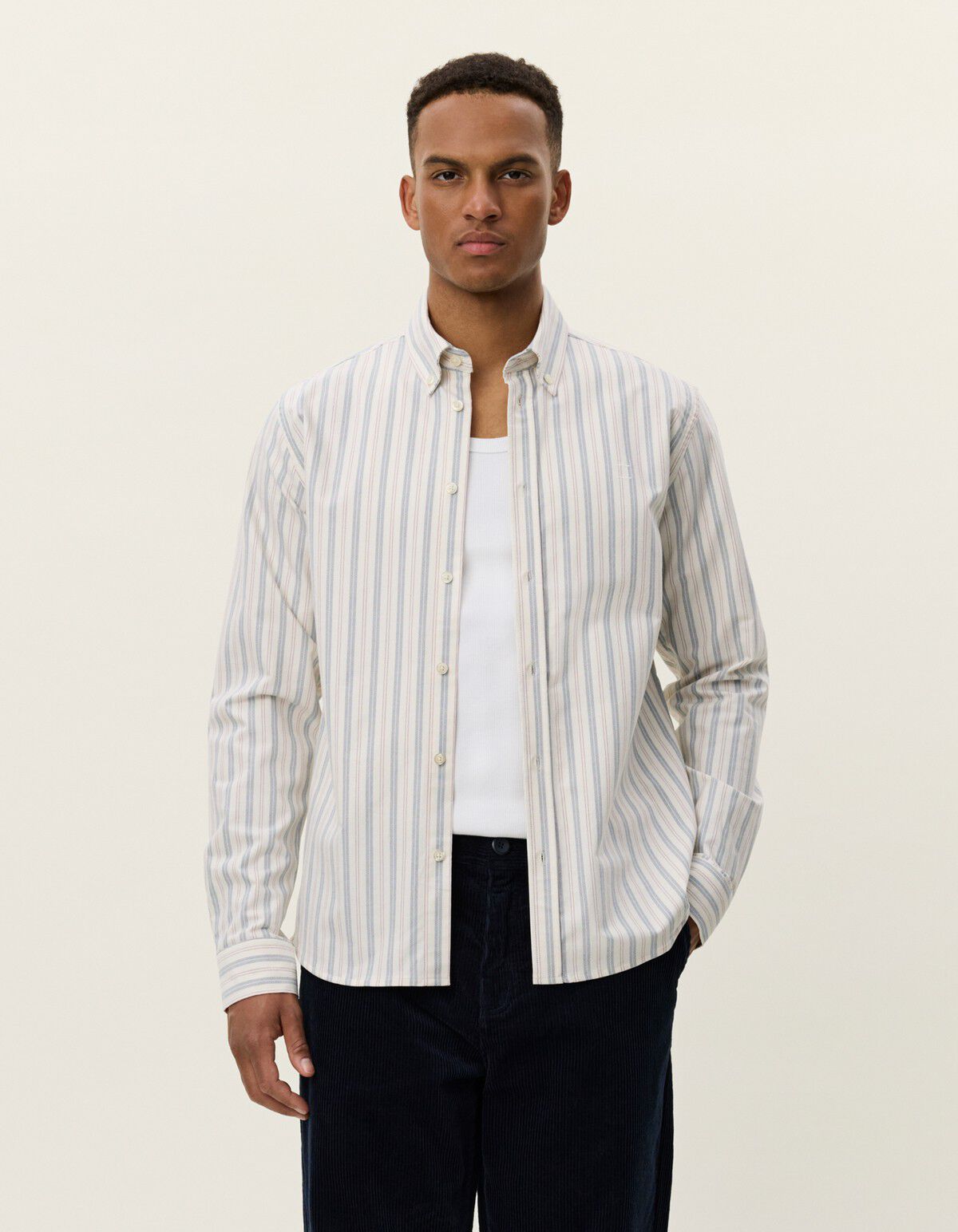 Konrad Striped Oxford Shirt