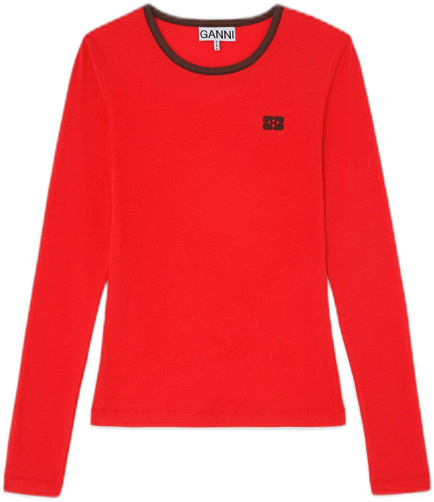 Soft cotton rib LS