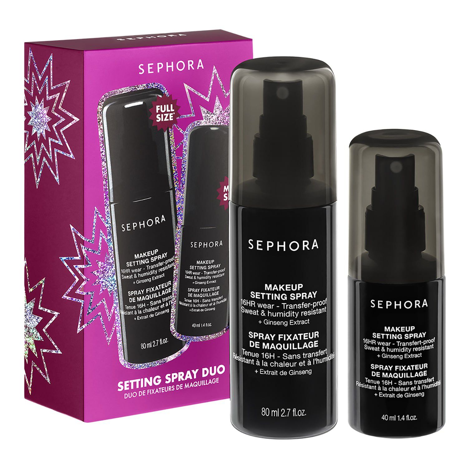 MAKEUP SETTING DUO - Makeupset i standard- och reseformat