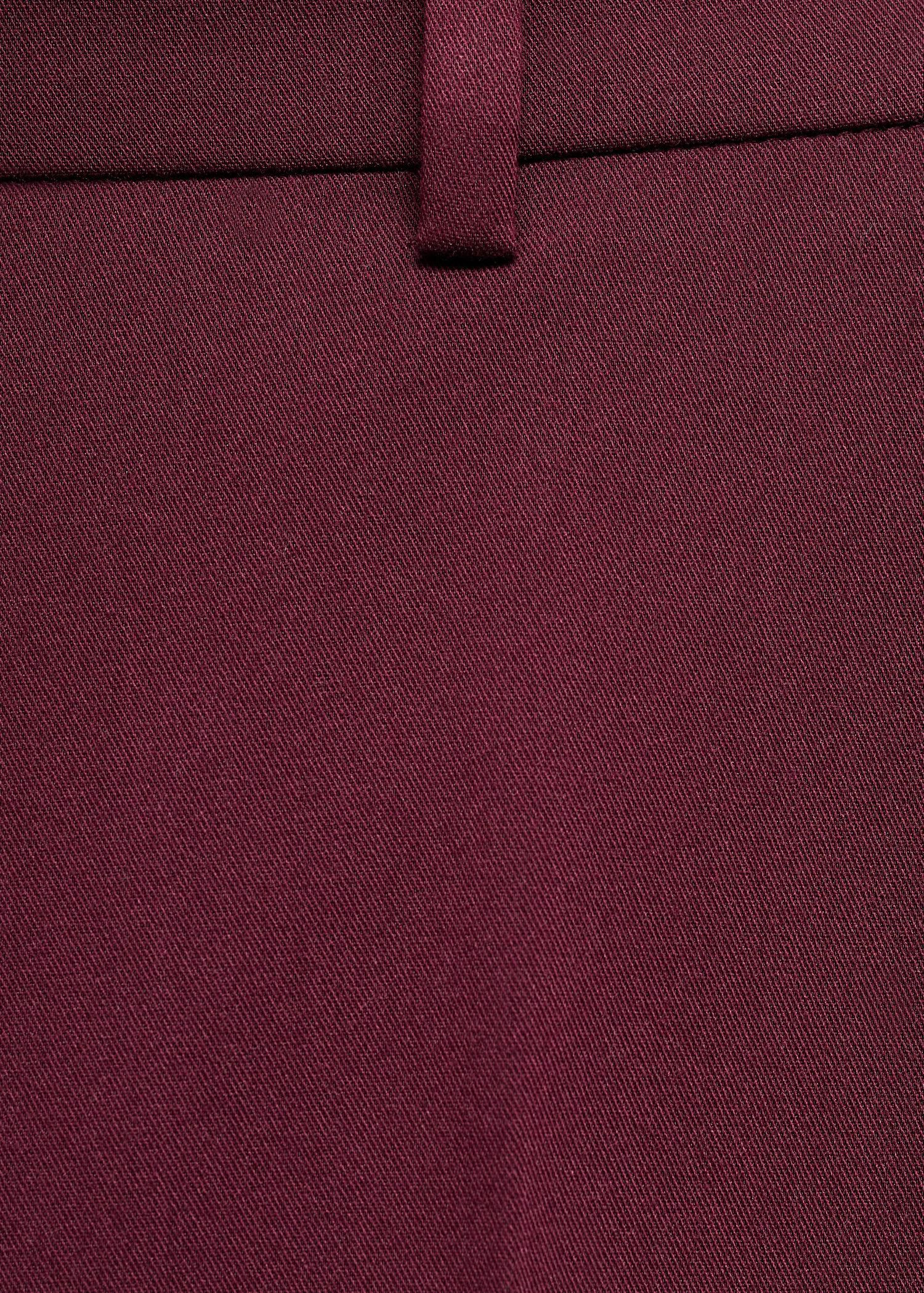 Straight suit trousers