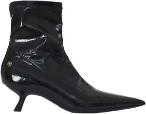 HILDA BOOTS - HIGH-SHINE BLACK