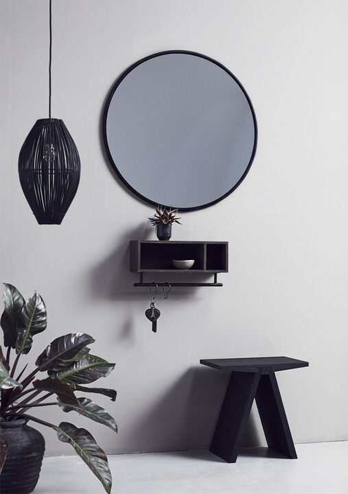 Taburet Angle Black - Sort bejdset/olie