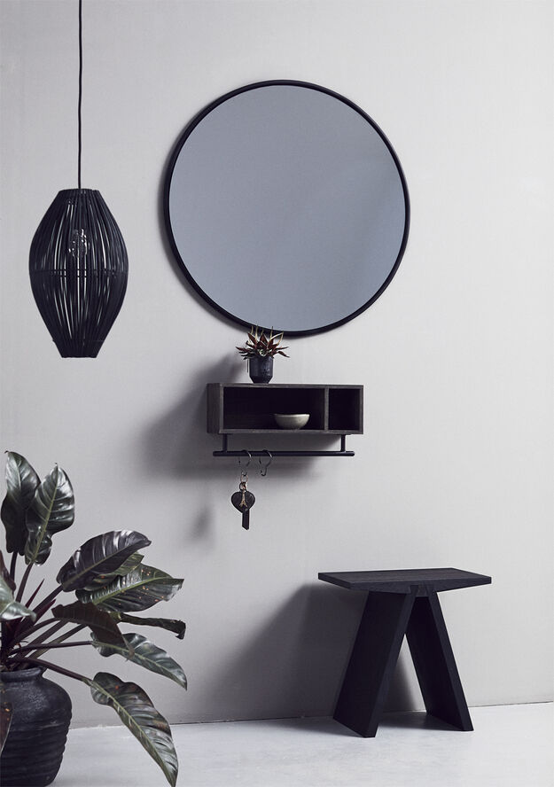 Taburet Angle Black - Sort bejdset/olie