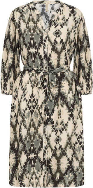 SC-PONTIDA 3 Kjole St&oslash;vet Gr&oslash;n