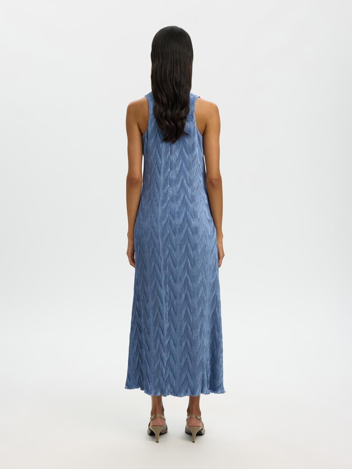 Slfanya Sl Regular Ankle Plisse Dress B