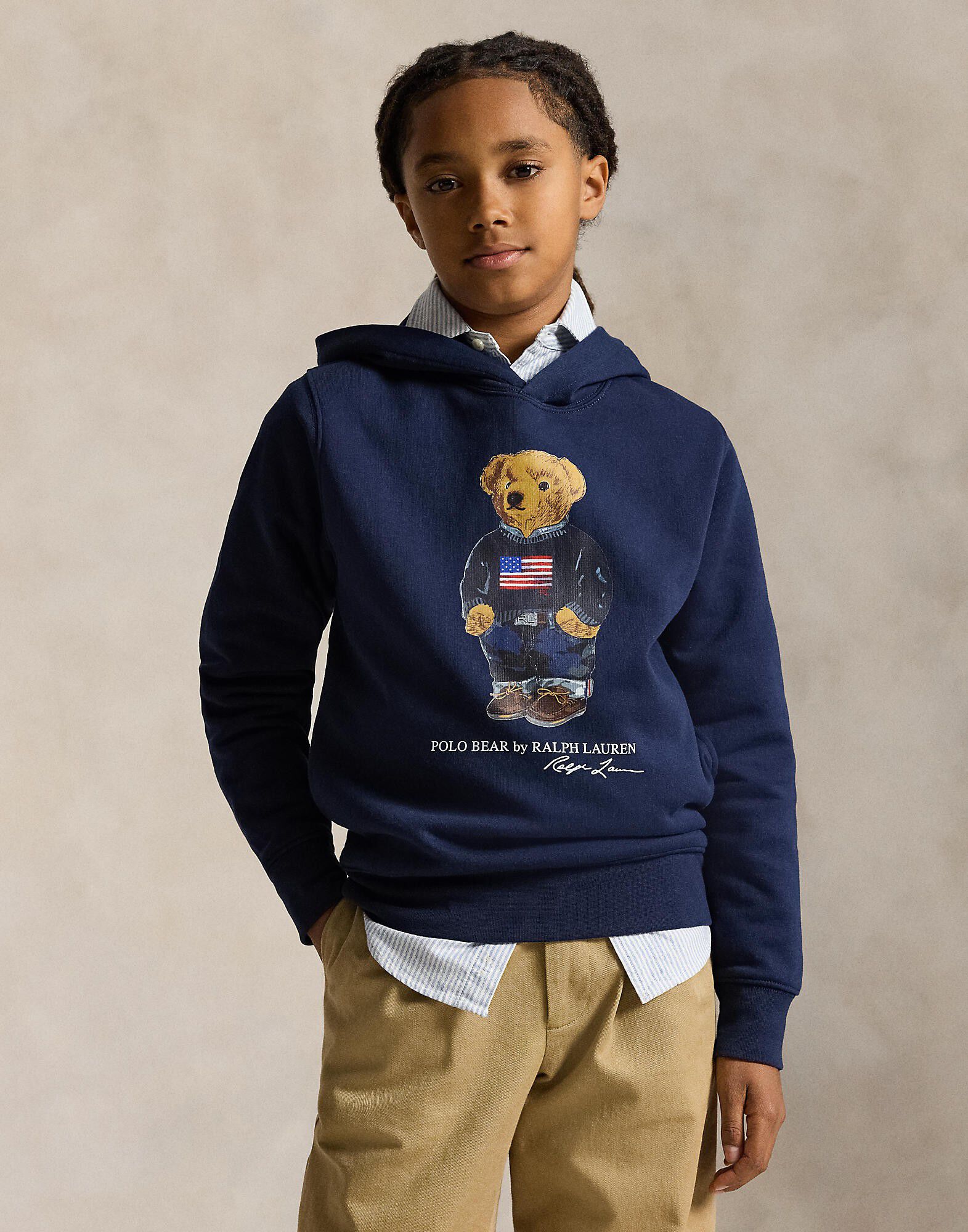 Polo Bear Fleece Hoodie