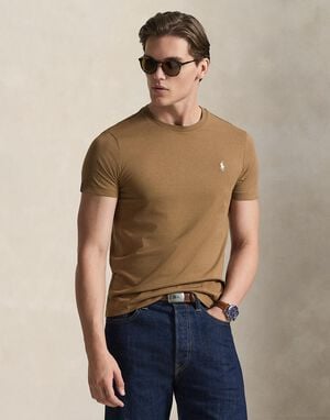 Custom Slim Fit Jersey Crewneck T-Shirt