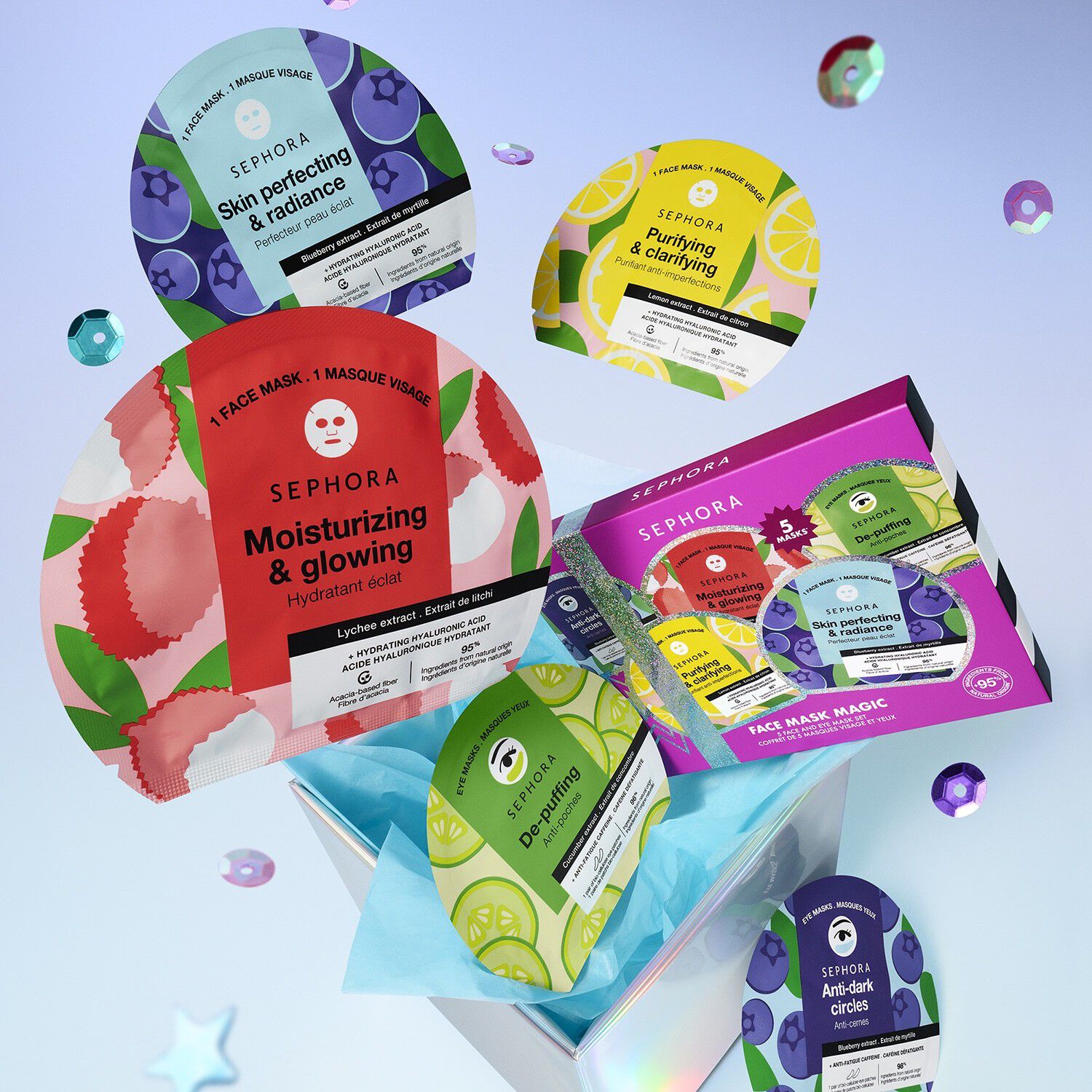 Face Mask Magic Set - Set med masker