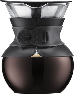 Kaffebryggare med rostfritt evighetsfilter, 4 koppar, 0. 5 l, 17 oz