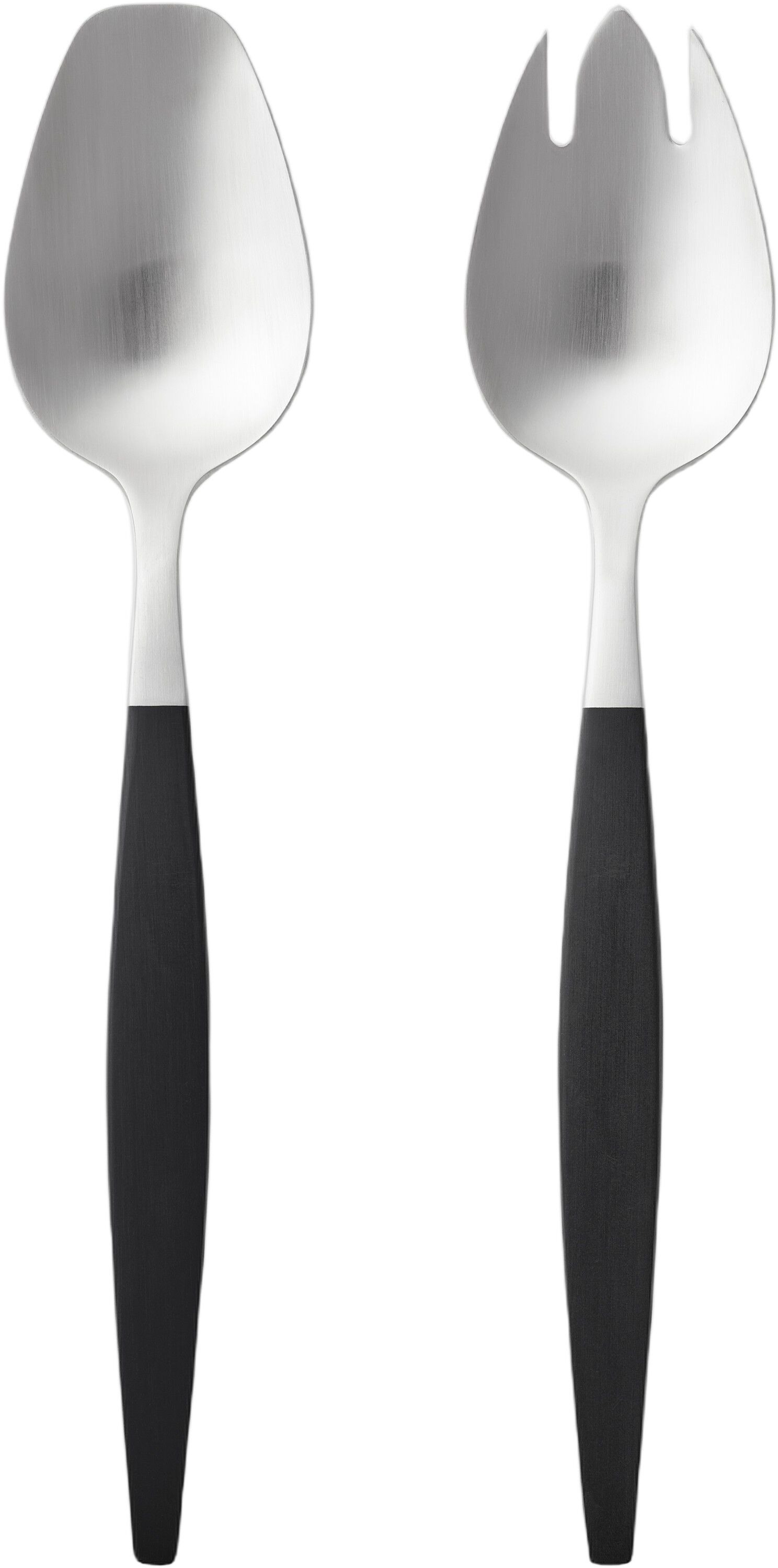 Salladsbestick Focus de Luxe 26,8 cm Svart/Matt st&aring;l