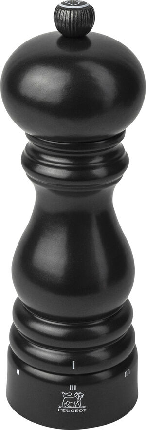 Saltkvarn Paris uS 18 cm Svart Satin Bok