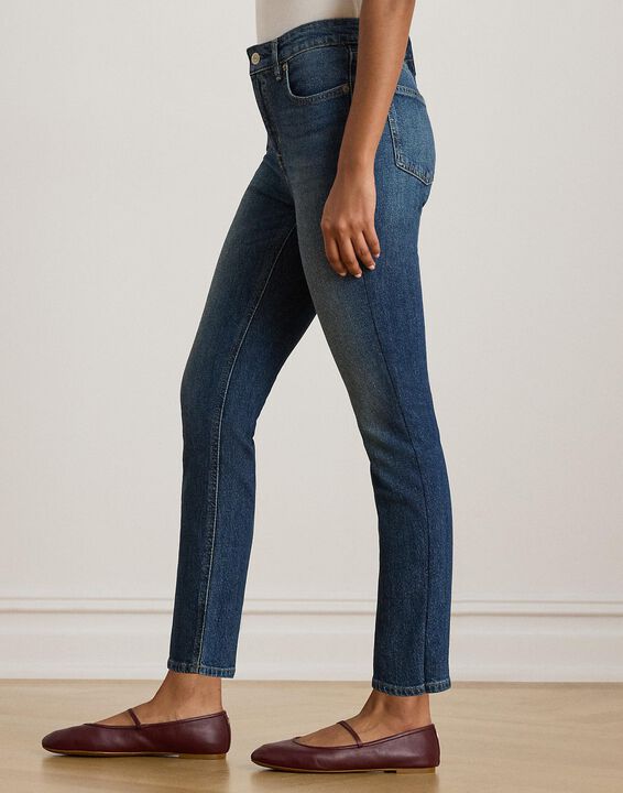 High-Rise Straight Ankle Jean