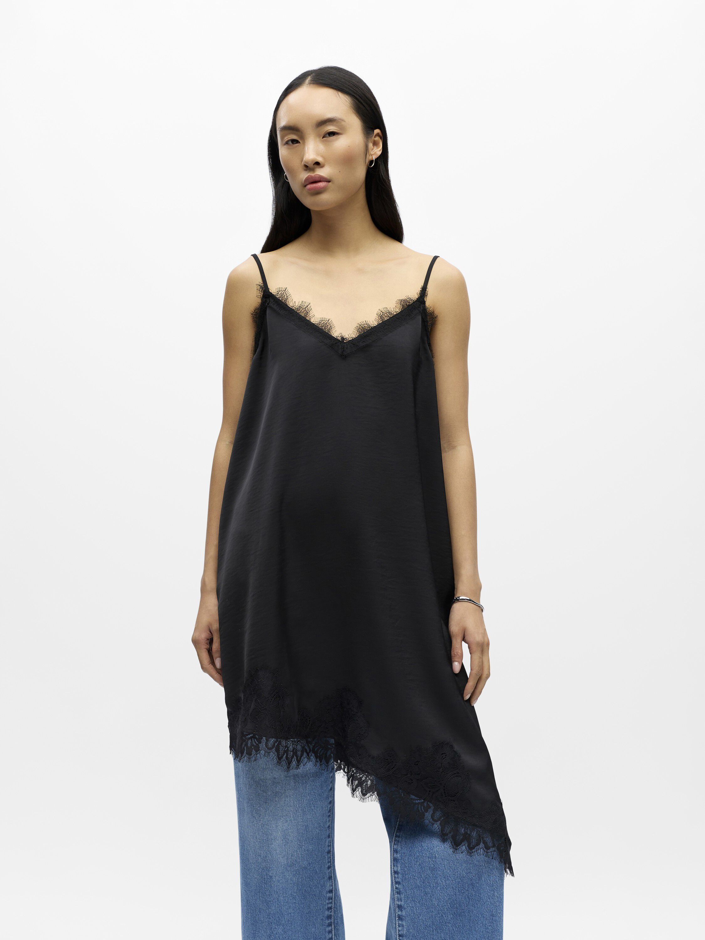 OBJNALINE REG SLIP LACE DRESS E VIP