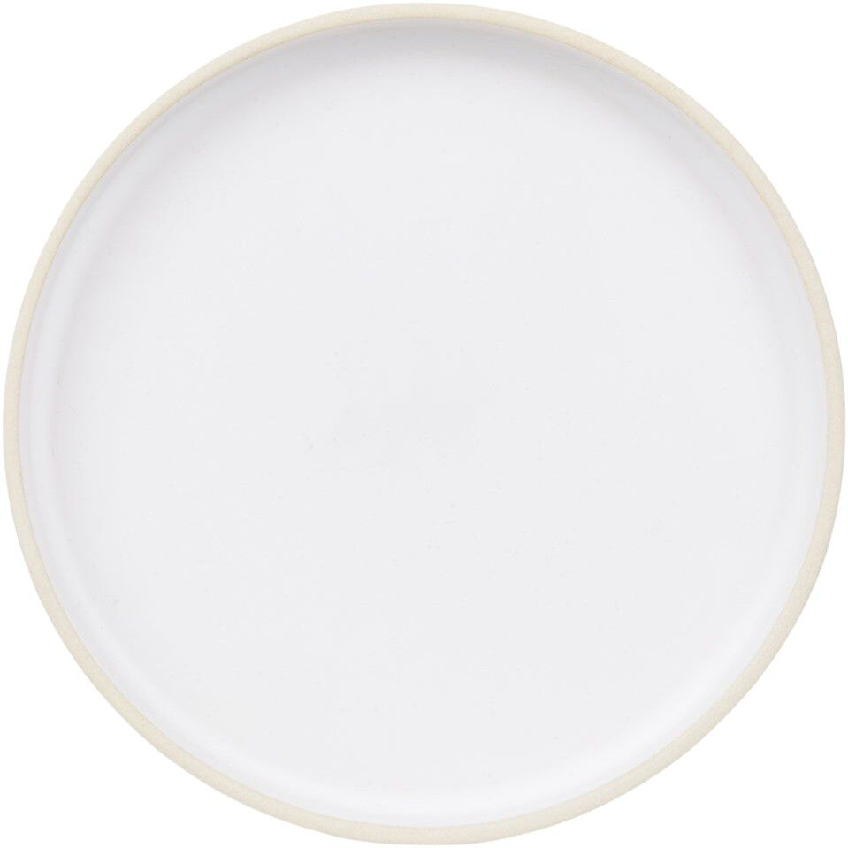 Otto Ceramic Plate Set of Two | White | Small