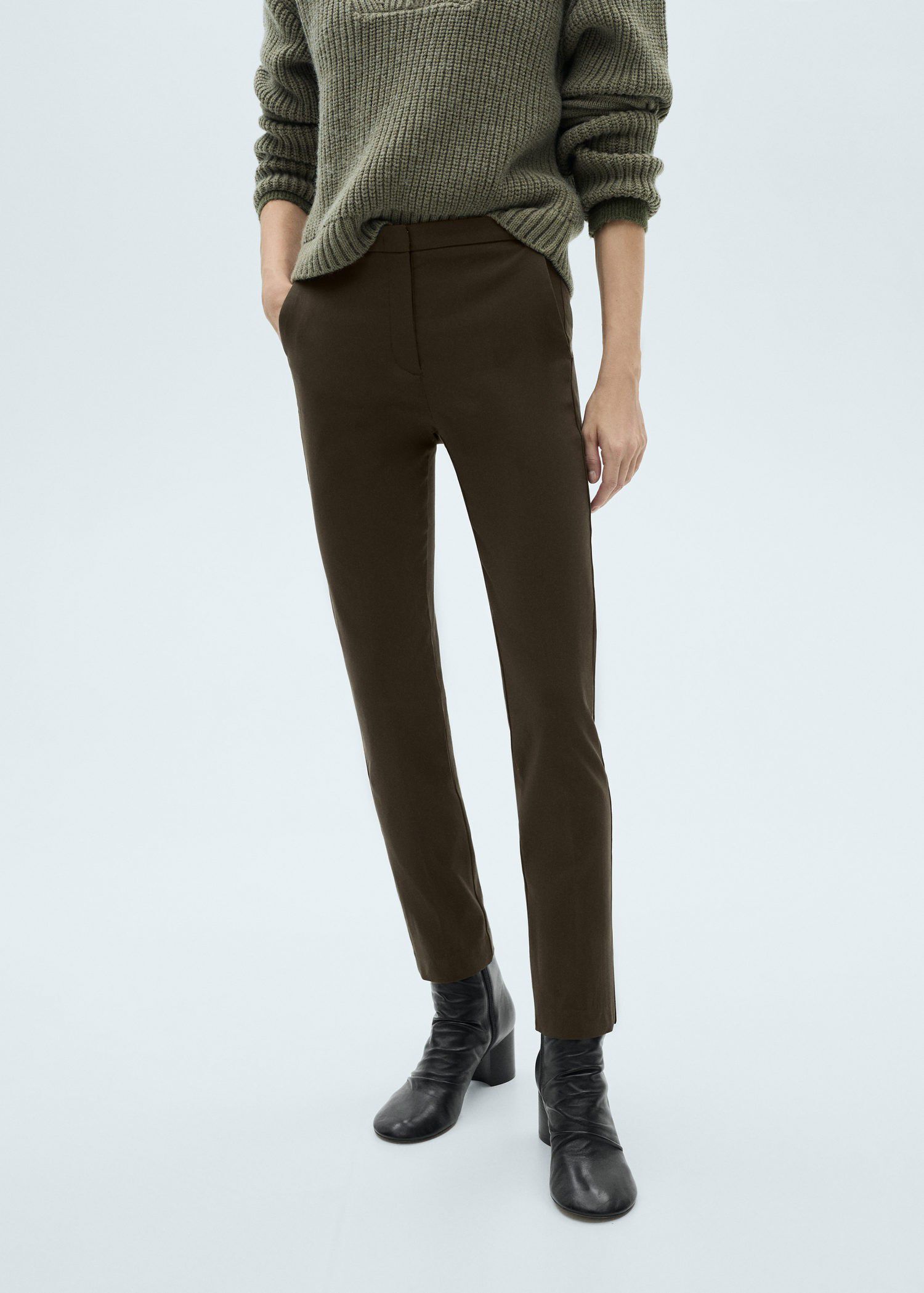 Crop skinny trousers