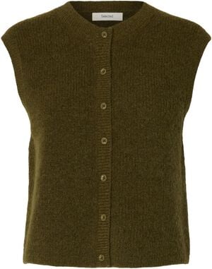 SLWLULU SL BUTTON O-NECK VEST NOOS