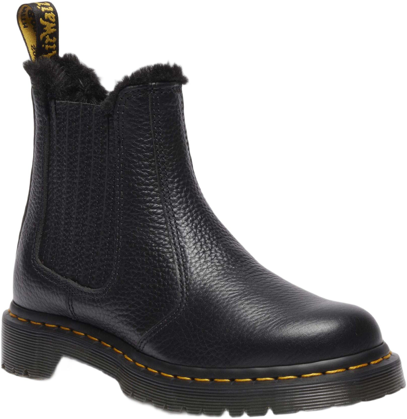 2976 Leonore Ii Black Milled Nappa