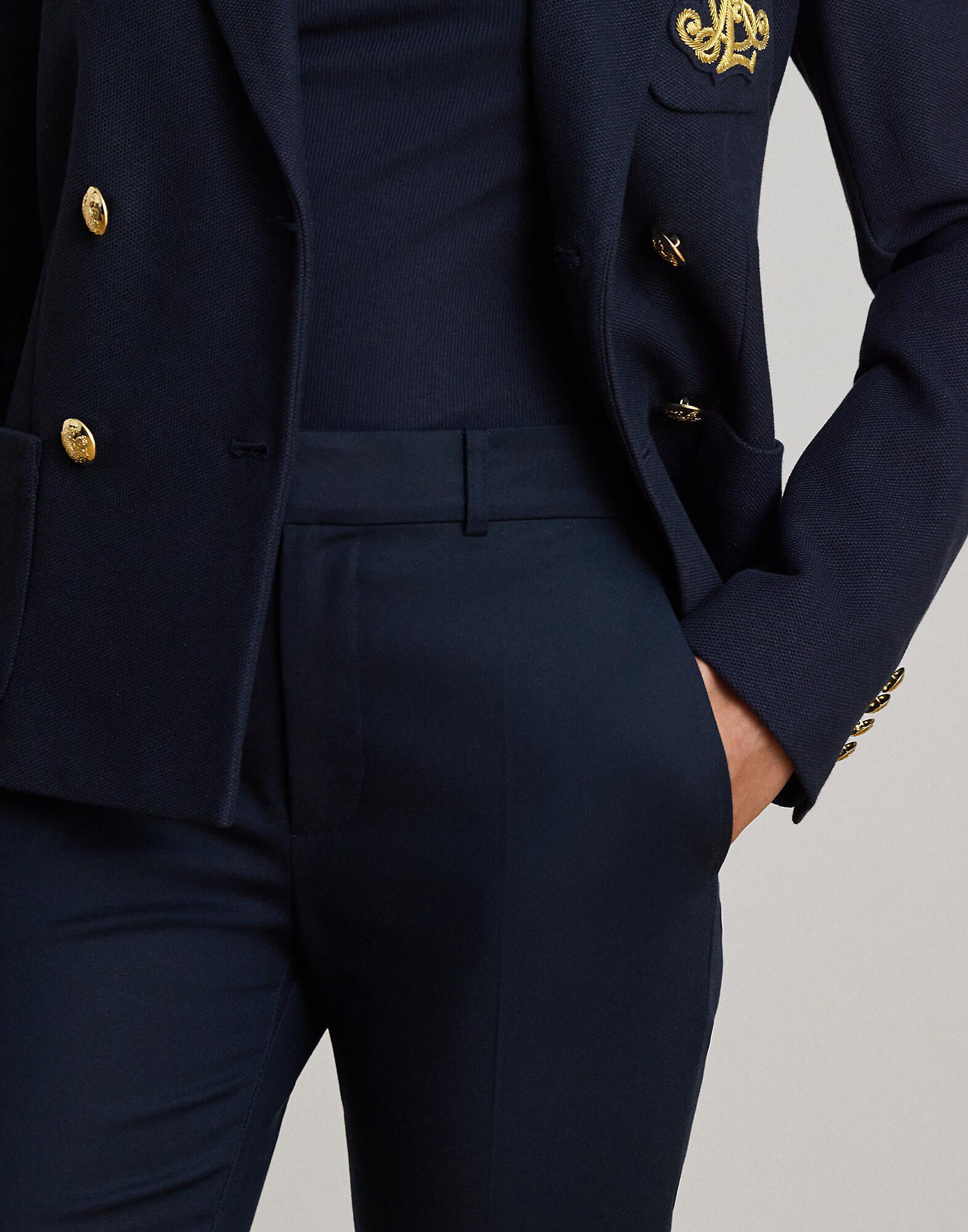 STRETCH DBL CTN-WVN-PANTS