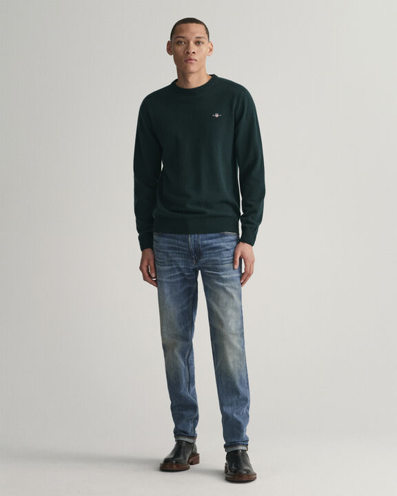 SUPERFINE LAMBSWOOL C-NECK