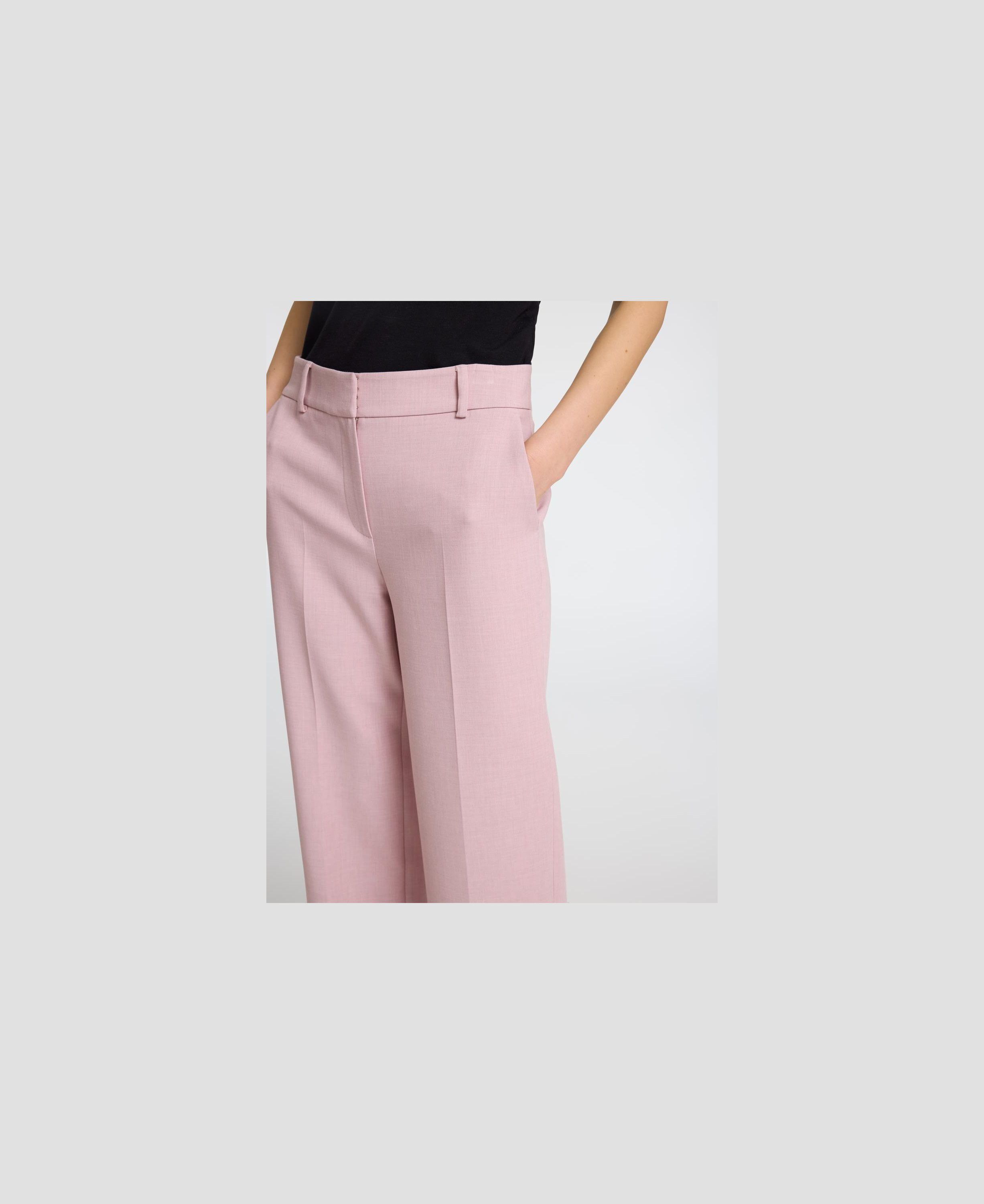 SLFRITA MW WIDE PANT MEL NOOS
