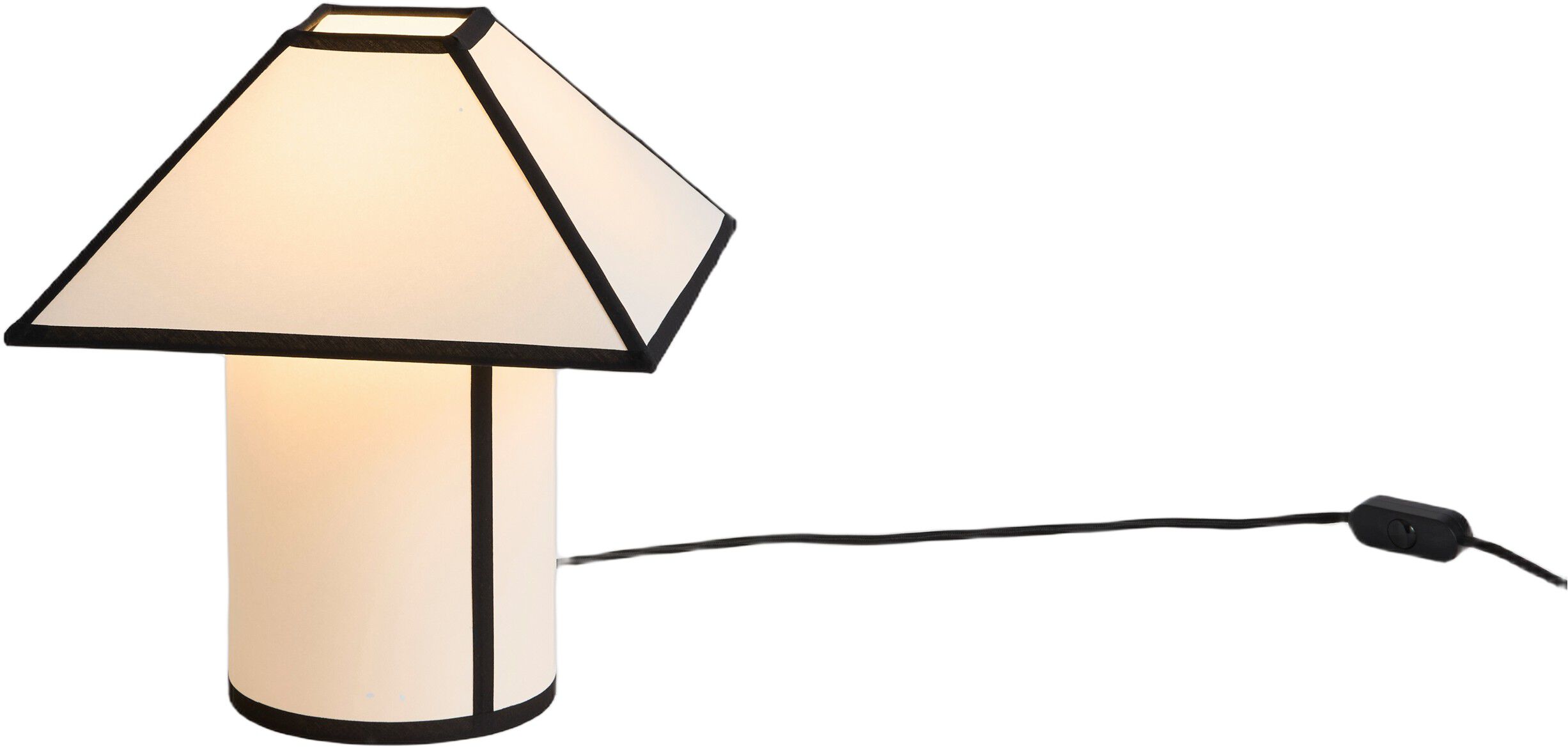 Ava Pyramid Table Lamp-290-White