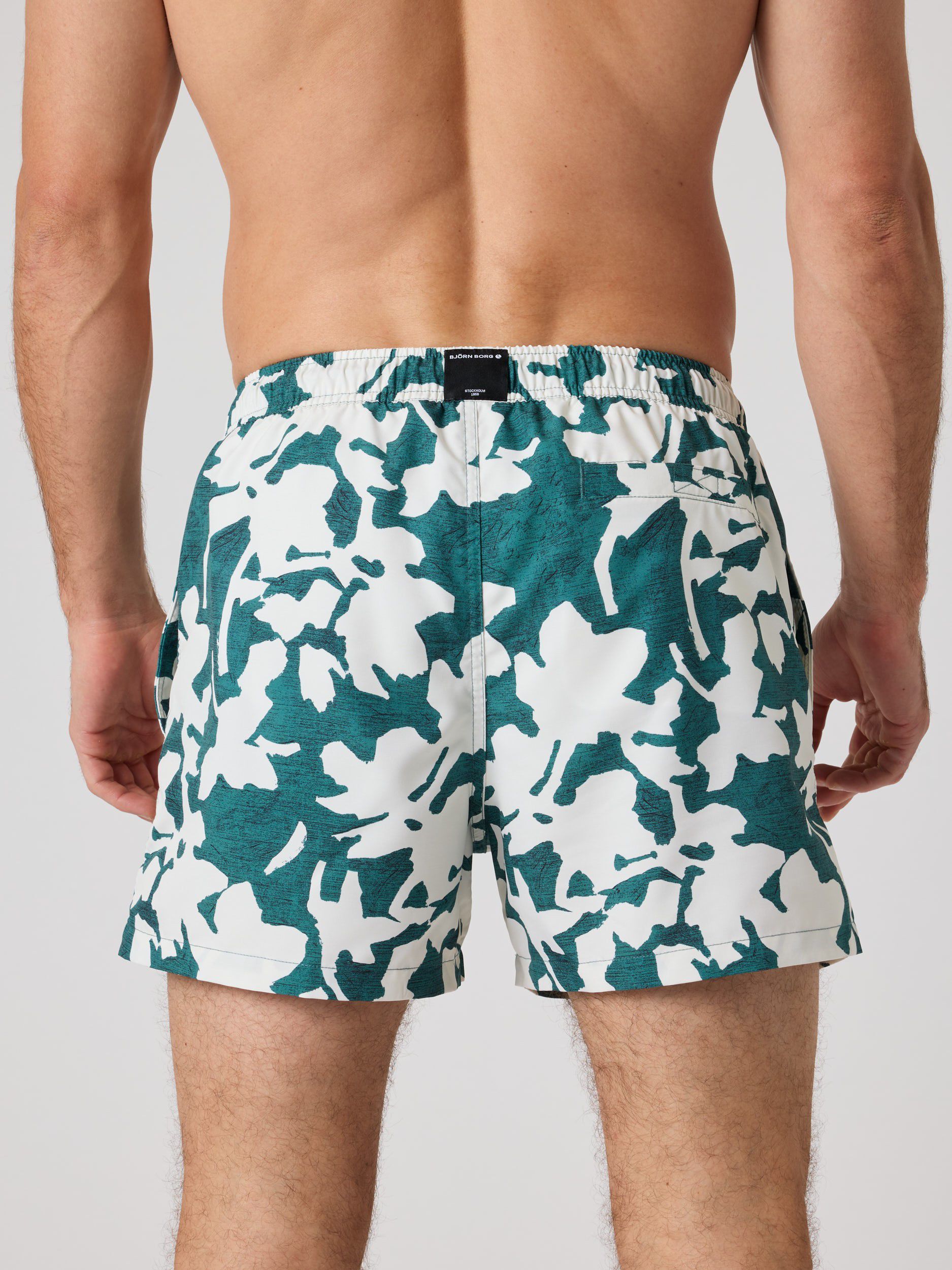 BORG PRINT SWIM SHORTS
