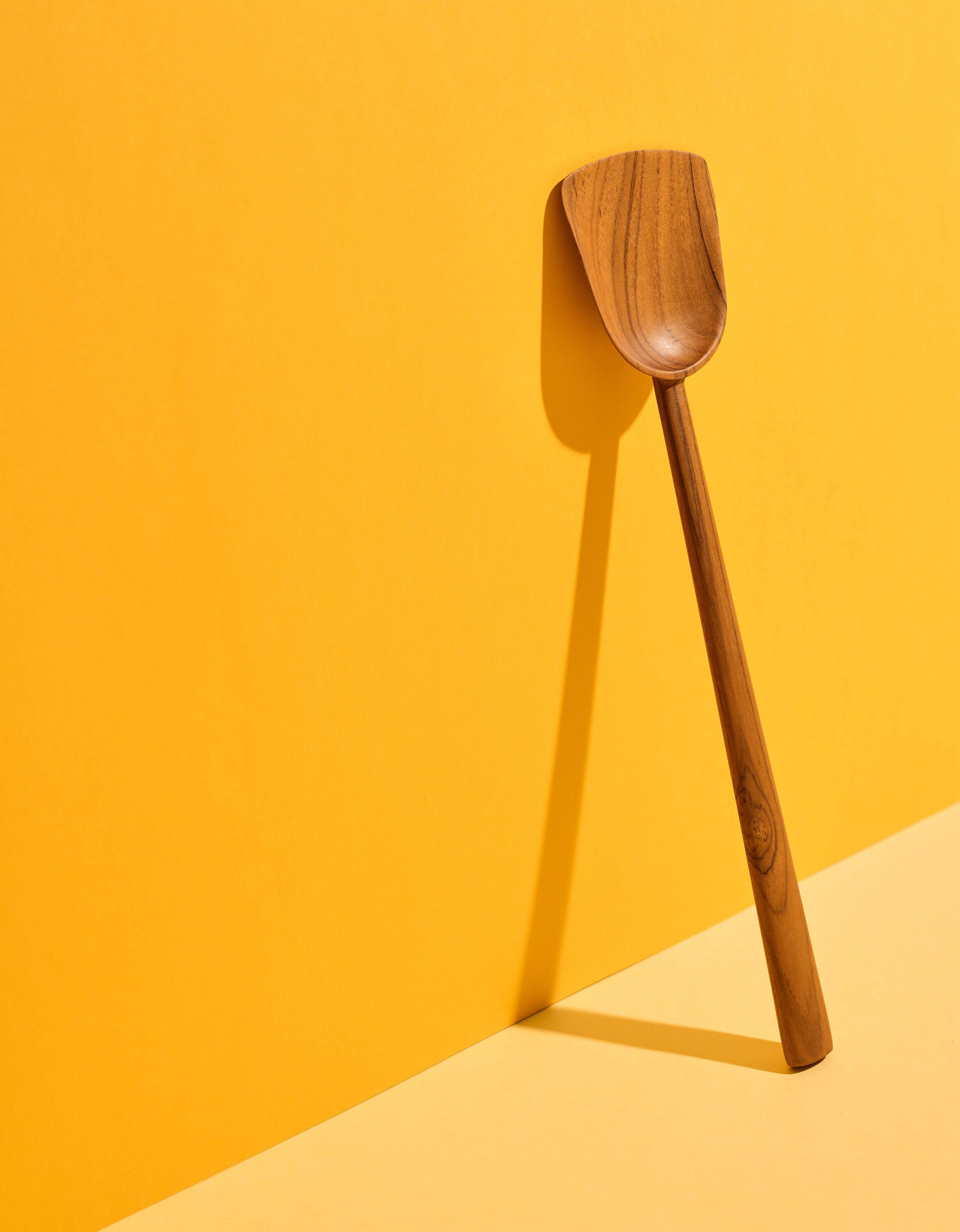Wokspatel, teak