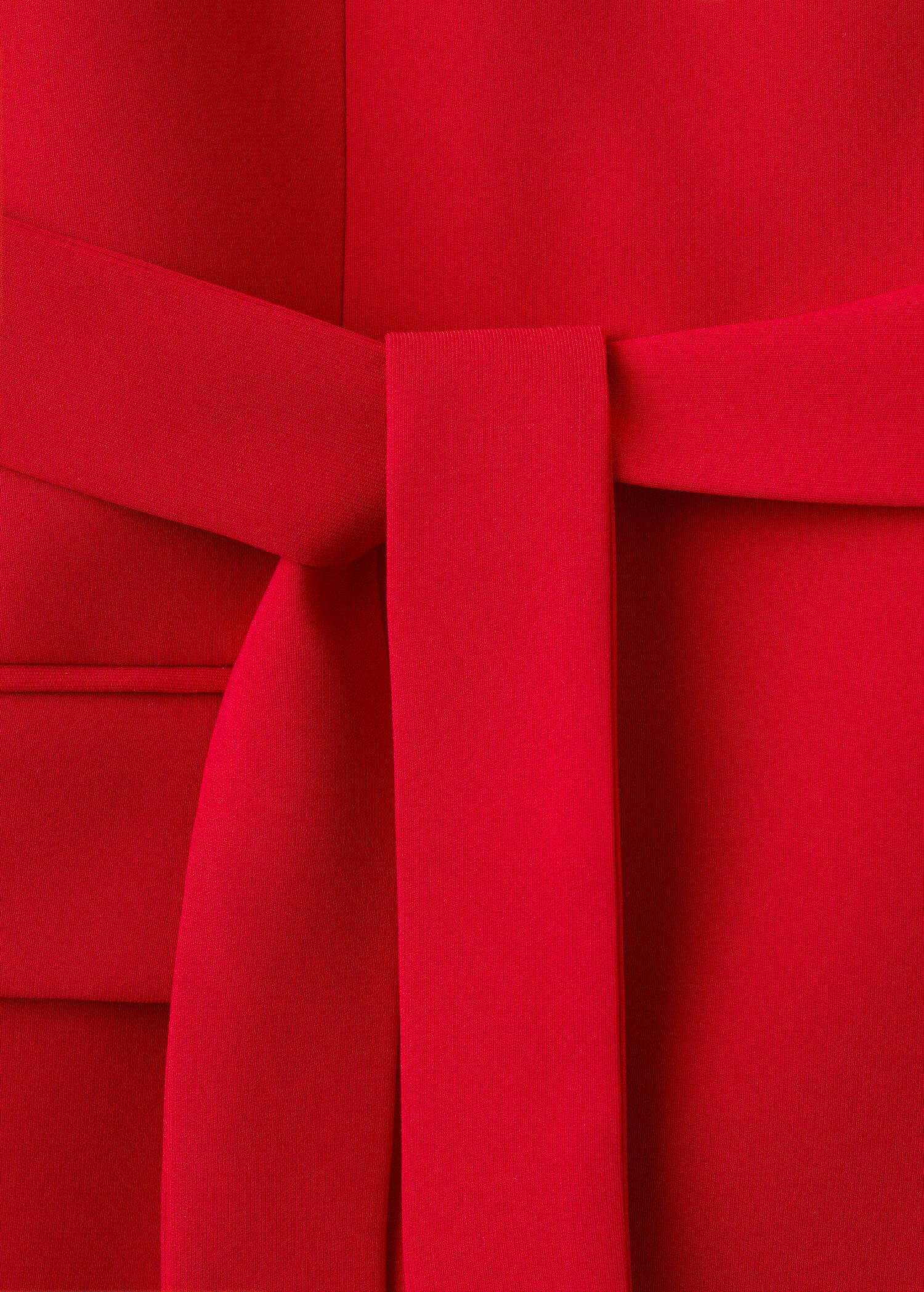 Suit jacket with scarf