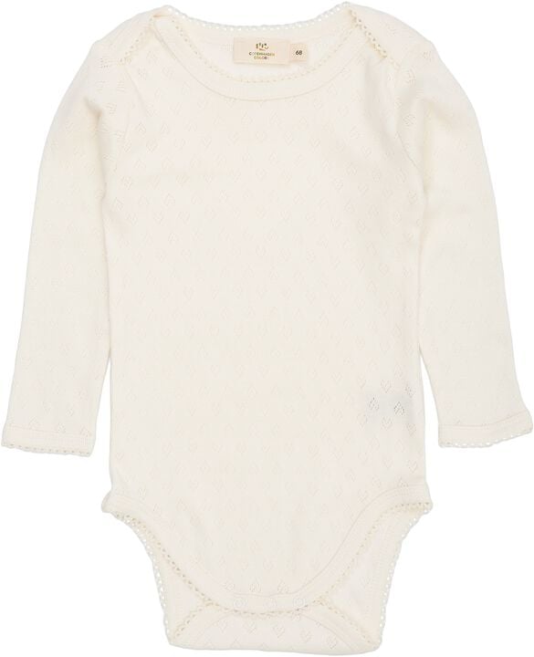 POINTELLE HEART LAPNECK BODY LS