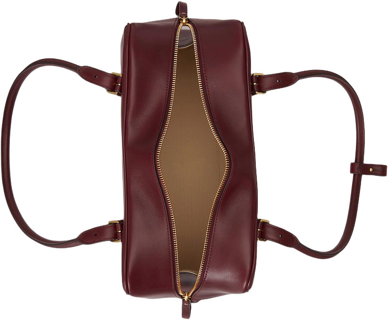 Leather Large Marcy Zip Satchel