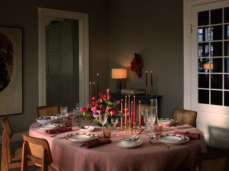 Stjerne Riflet jul fad 17,5cm