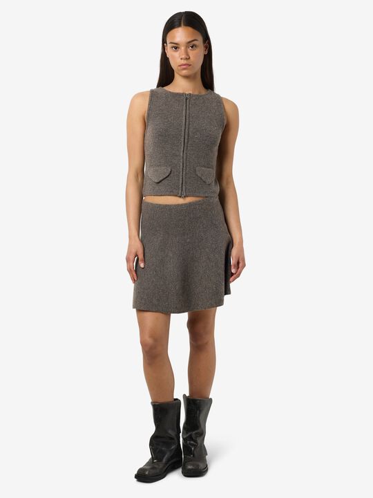 Nmsloan Nw Short Knit Skirt Fwd