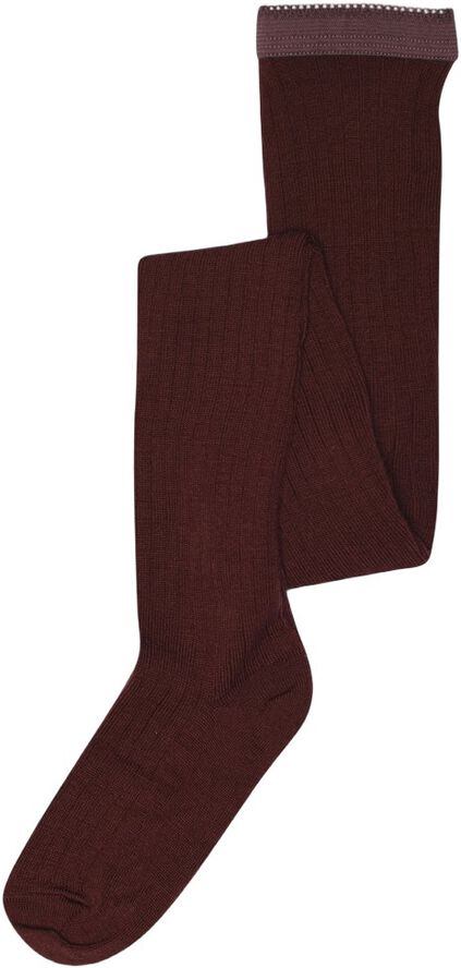 Rib wool tights