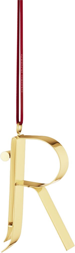 2026 Juleornament bogstavoph&aelig;ng 18kt guld