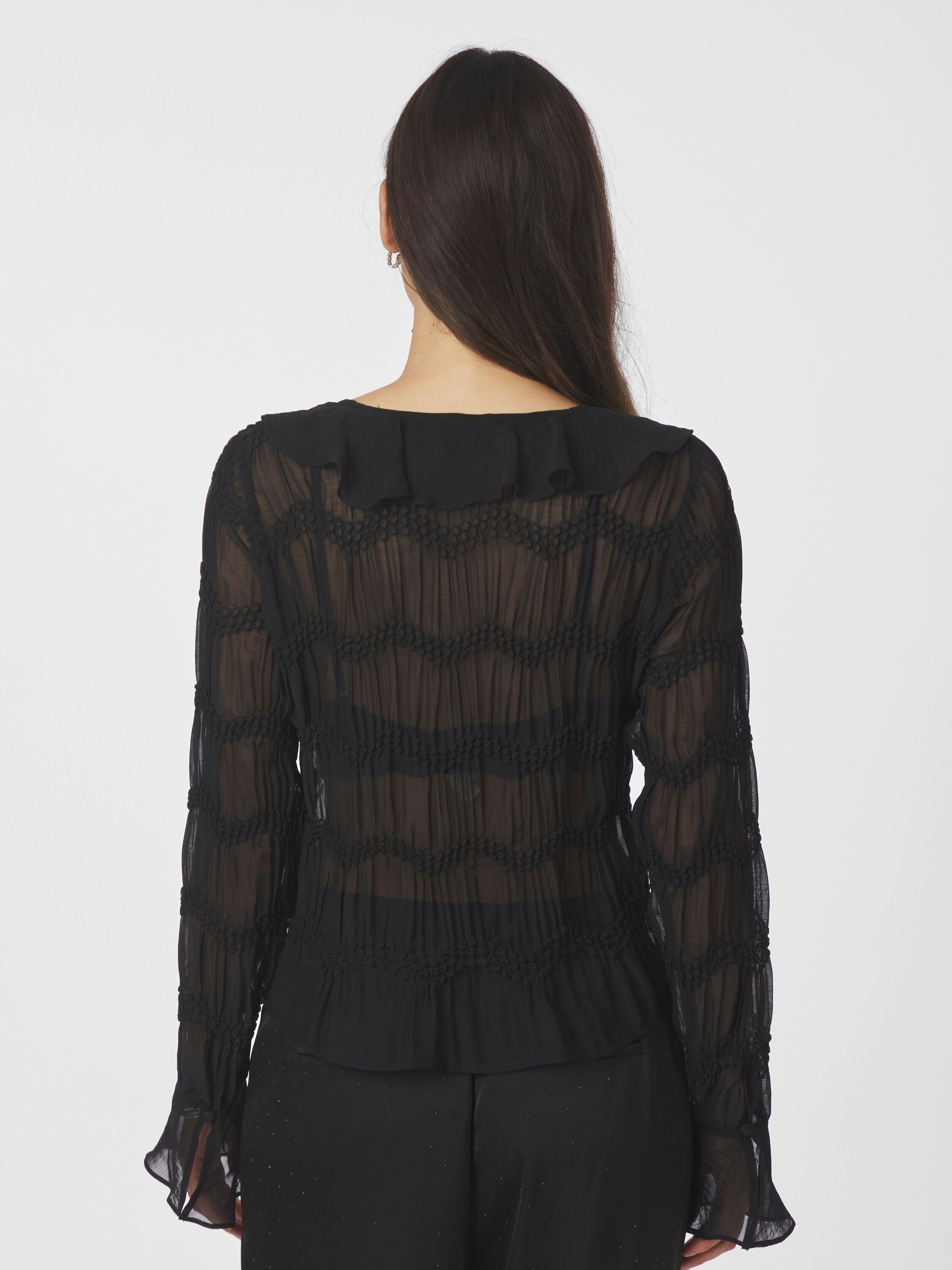 Anika Crepe Chiffon Blouse