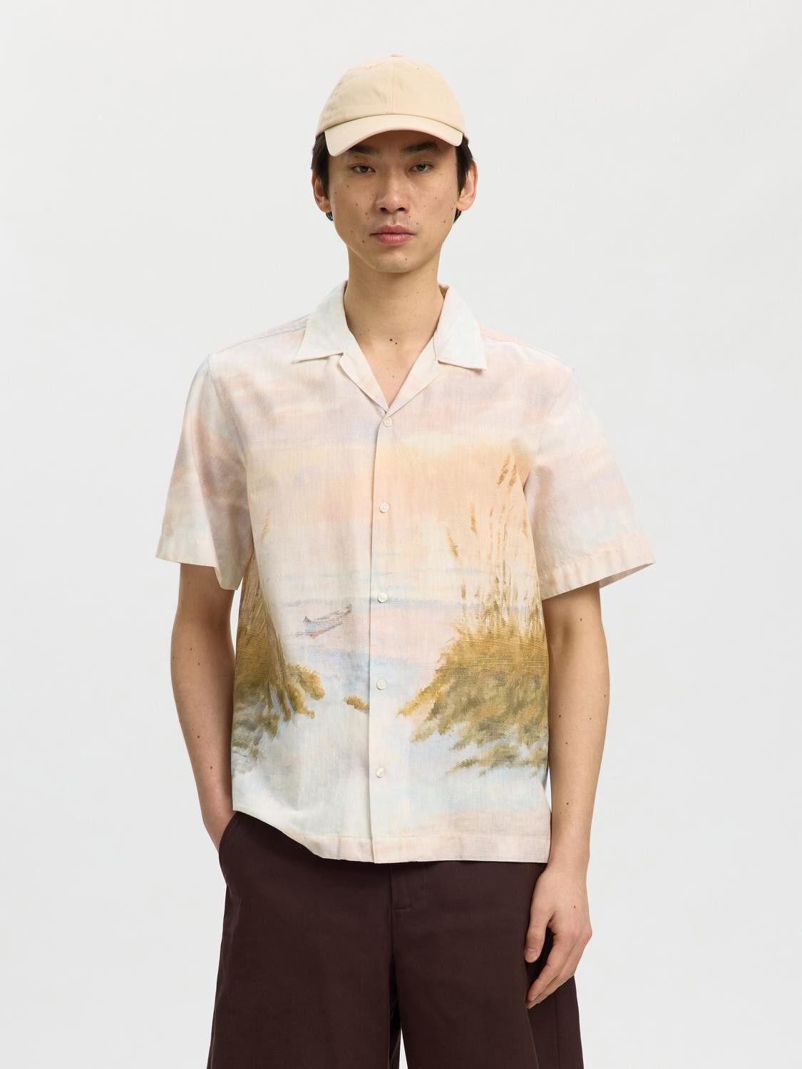 Slhregkelso Sunset Ss Shirt