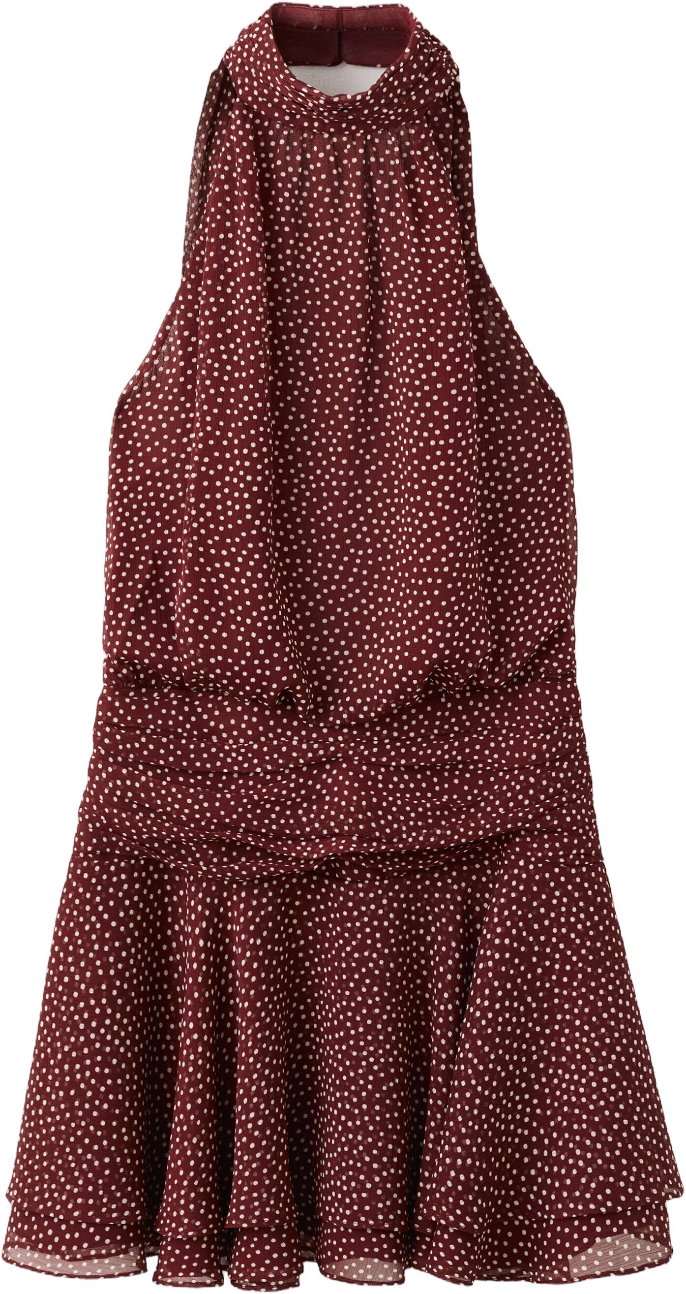 Halter polka dot dress