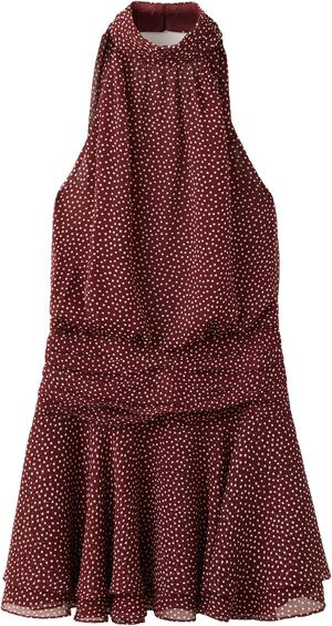Halter polka dot dress