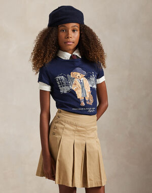 Polo Bear Cotton Jersey Tee Teens