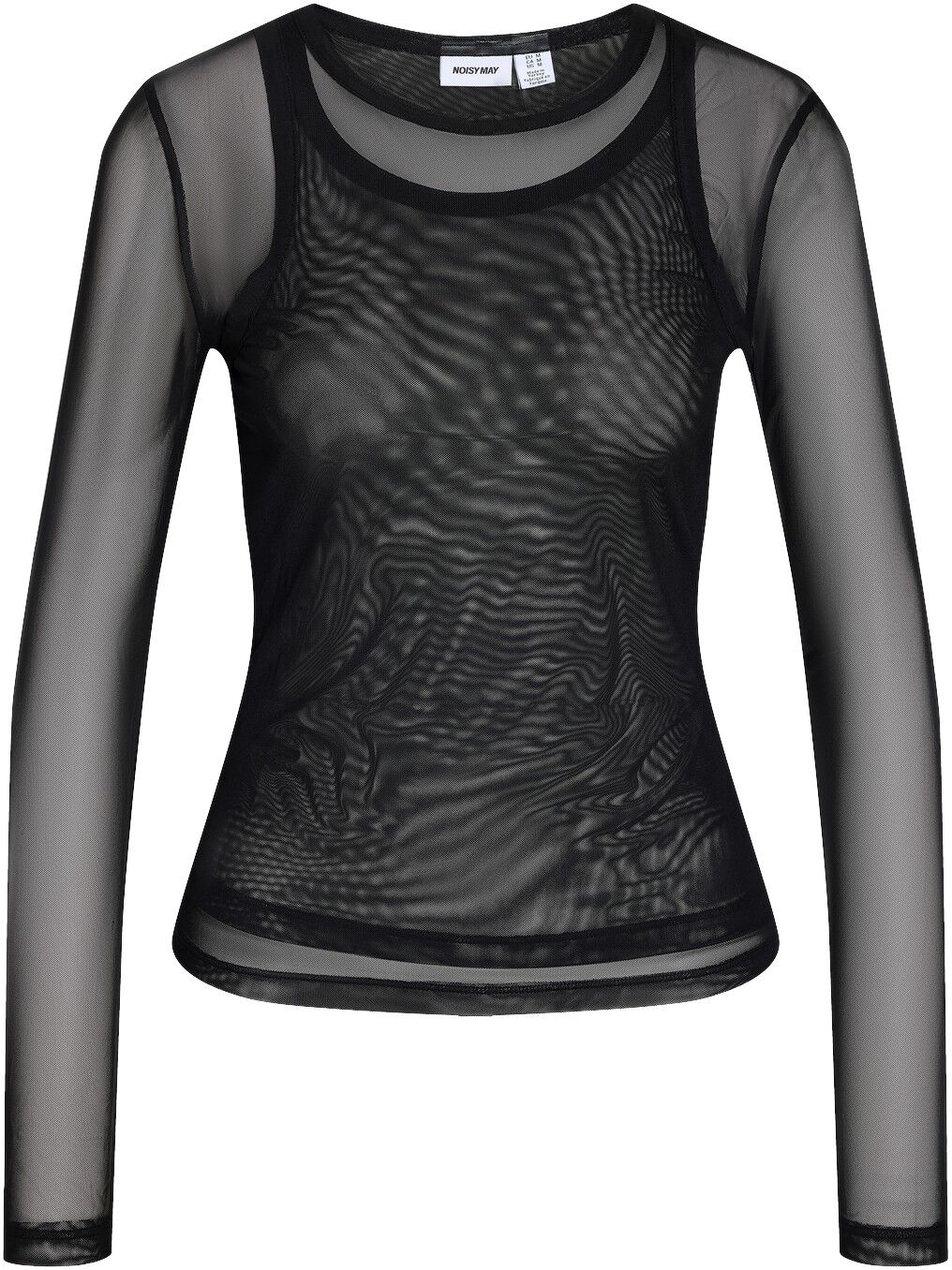 Nmjudith L/S Doublelayer Mesh Top Tnt/14