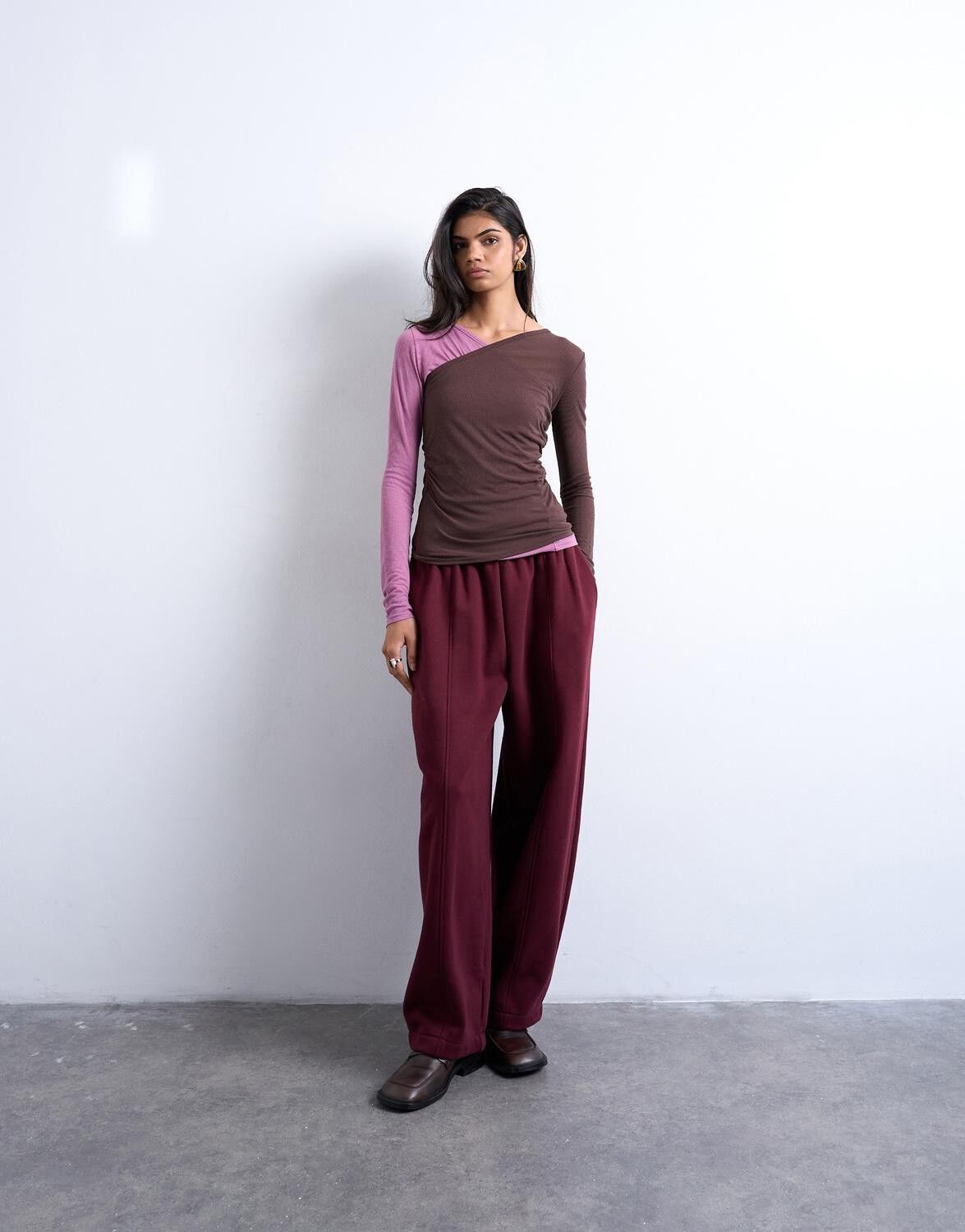 TSBLUME LS SHEER RIB TOP JRS