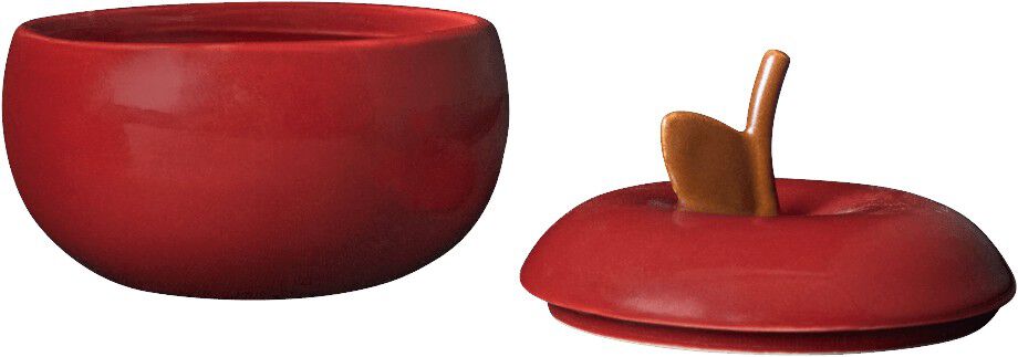 Apple Ceramic Container - &Oslash;9. 5 - De