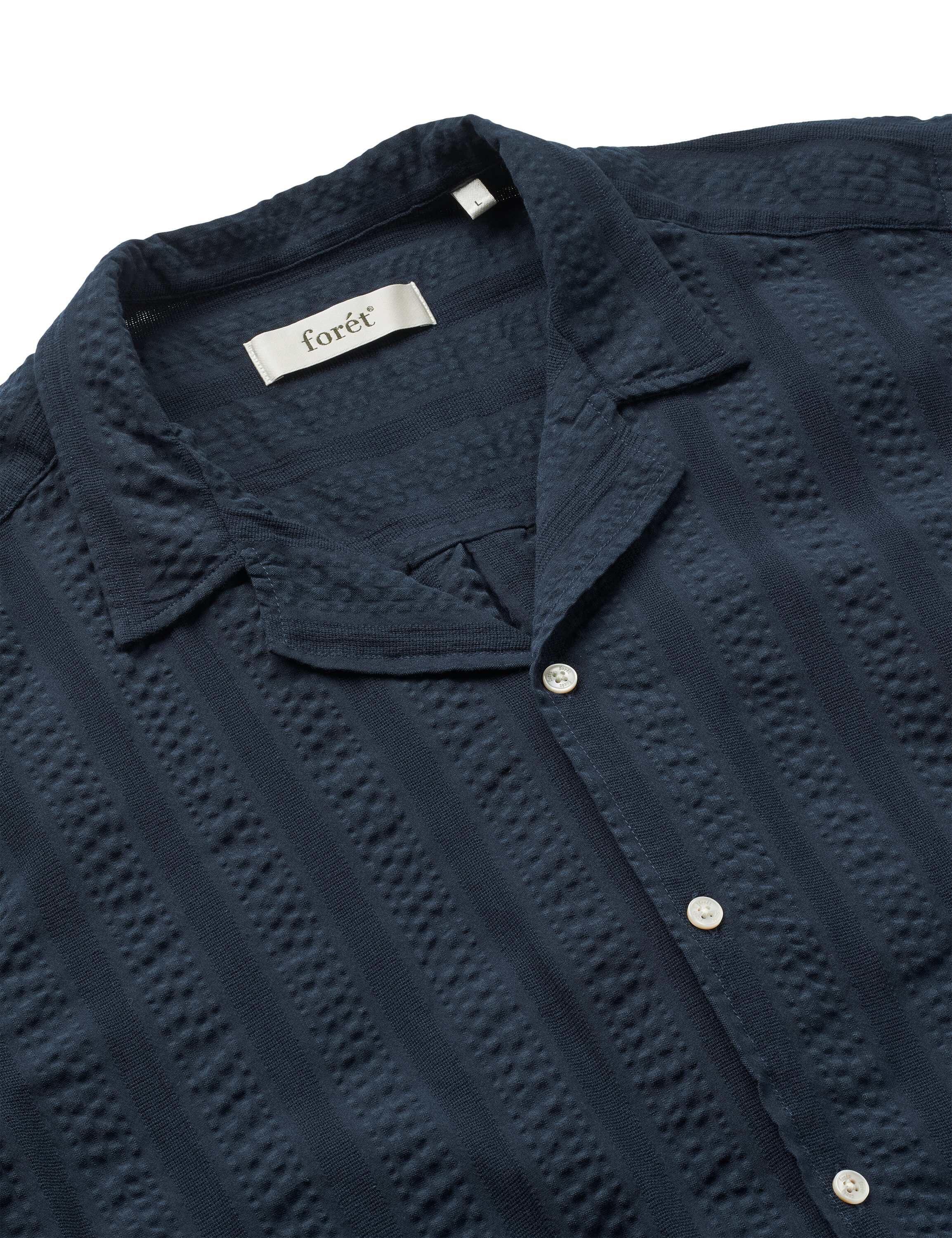 PEER JACQUARD STRIPE REGULAR FIT SS