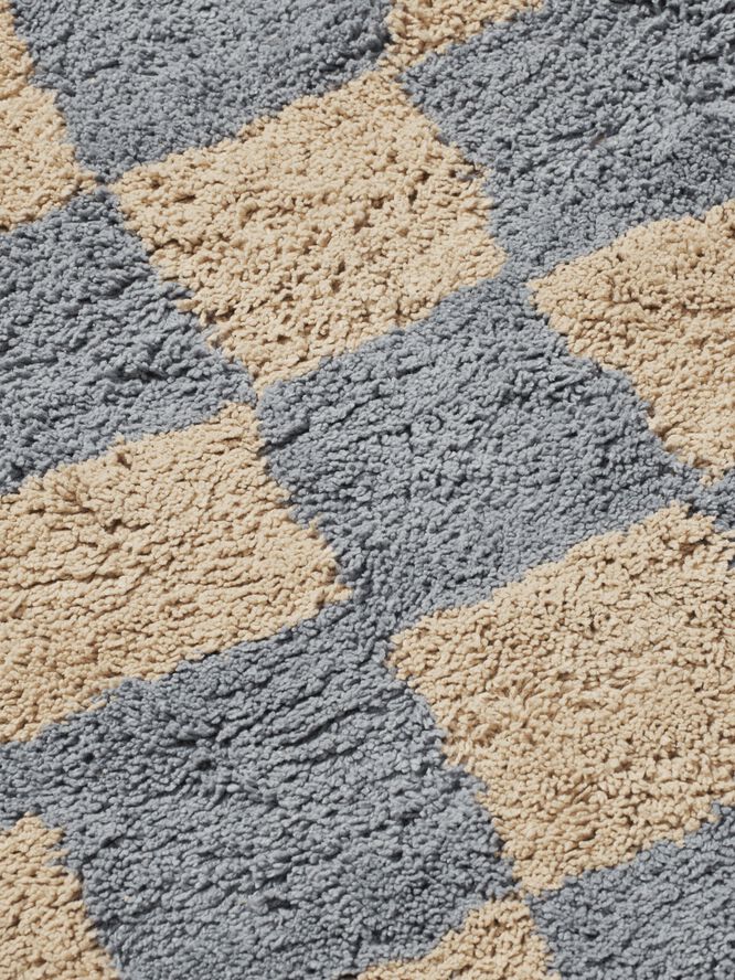 Mara Washable Rug - Mist Blue/Warm Sand